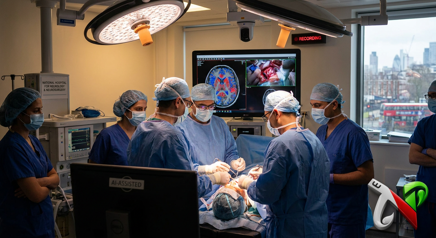 featured 100 hero deepinfra nanobananapro Precision in the Operating Room: London Surgeons Perform World's First AI-Assisted Brain Tumor Removal