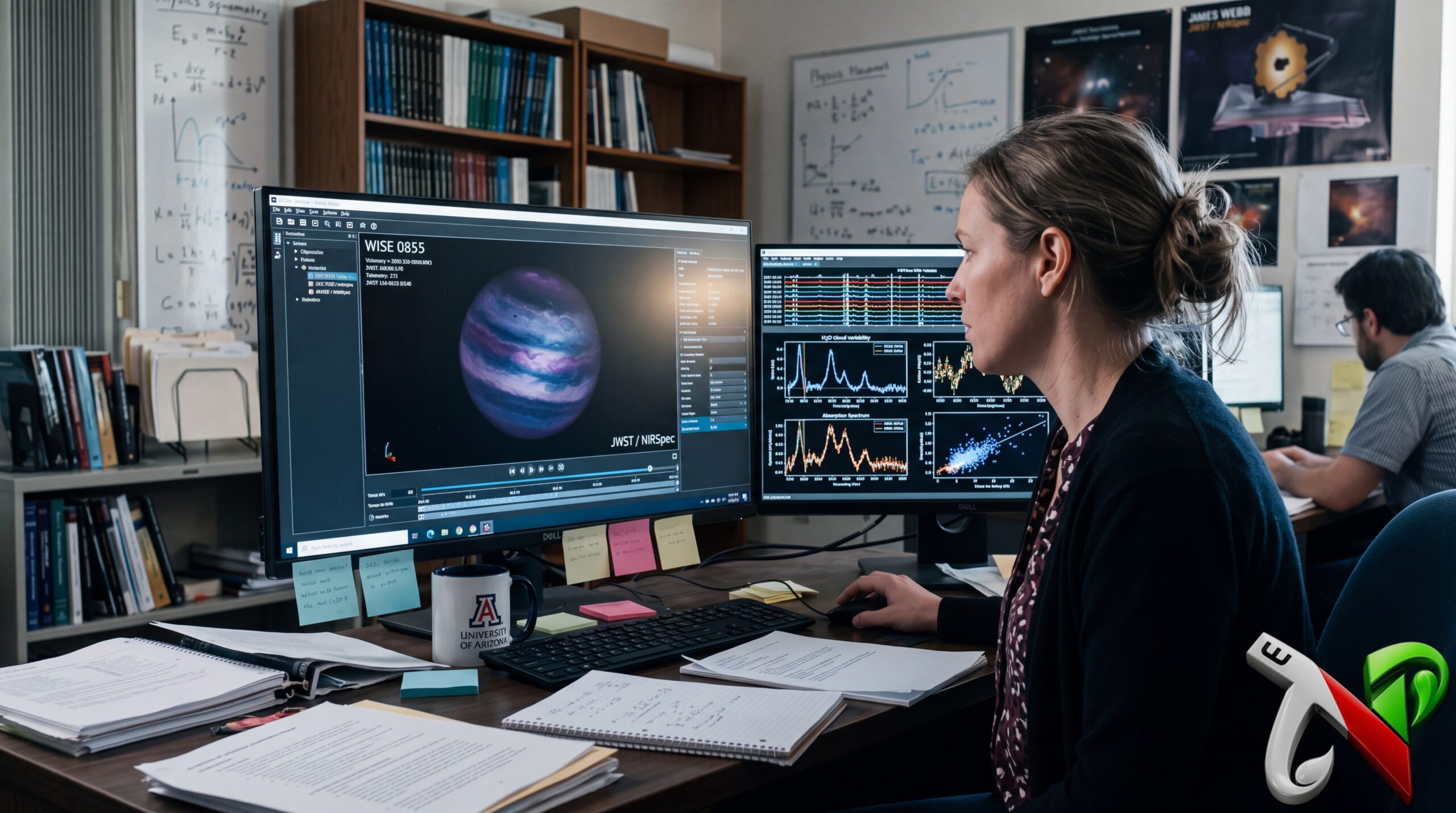 12. Discovery marks the first detection of variable water clouds outside of the solar system