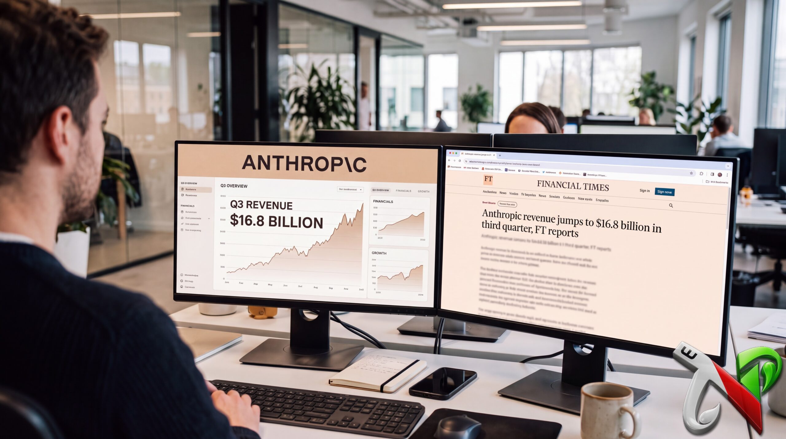 Ranker's #BrainUp Daily Tech News - (Friday, October 16ᵗʰ) 35 37. Anthropic revenue jumps to $16.8 billion in third quarter, FT reports