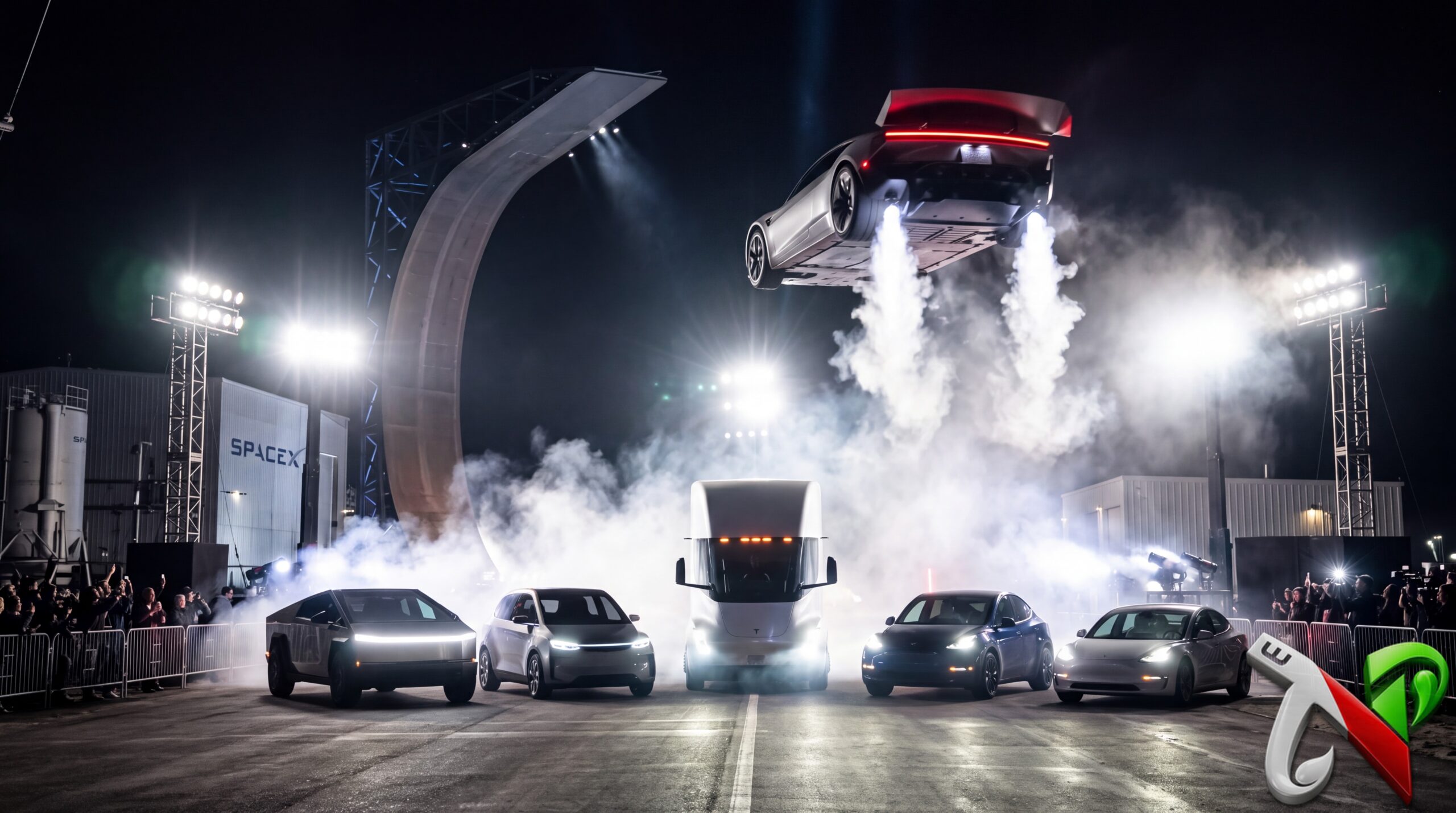 Tesla’s Flying Roadster Finally Arrives, Nine Years Late and Fully Airborne