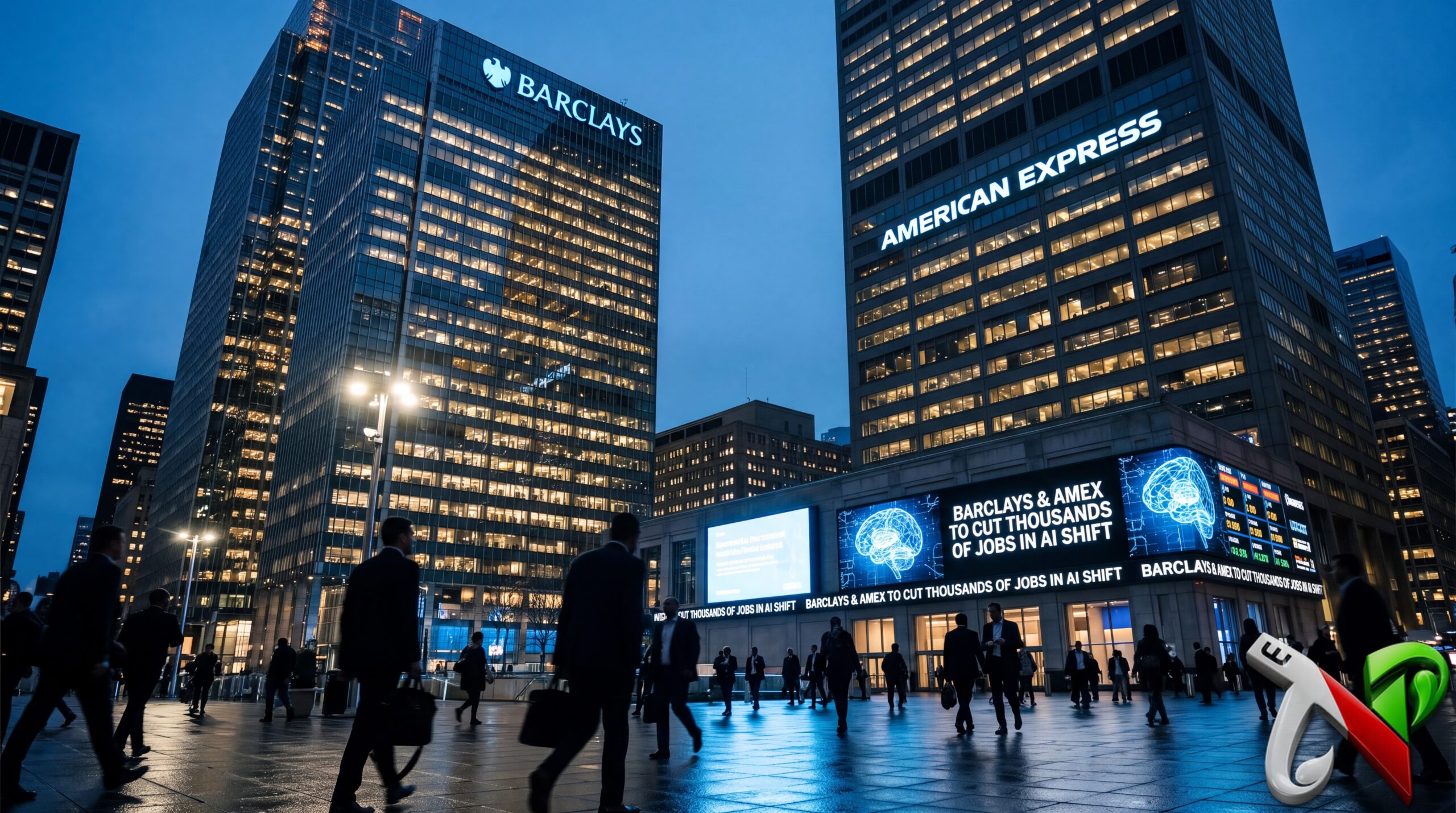 featured 1792802605 scaled Crossover: American Express and Barclays Cut Thousands of Jobs, and Banks Are Naming AI as the Reason